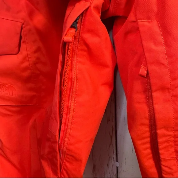 The North Face Women Orange Ski Snow Pants Size L Outdoor Adventure Snowboarding - Picture 6 of 13